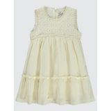 Civil Girls Kız Çocuk Elbise 26005299725S1, Bej, 3-4 Yaş