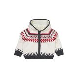 Civil Girls Kız Çocuk Etnik Desenli Hırka, 3-4 Yaş, 39A68359125W1, Açık Bej, Kız Çocuklar
