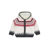 Civil Girls Kız Çocuk Etnik Desenli Hırka, 4-5 Yaş, 39A68359125W1, Açık Bej, Kız Çocuklar