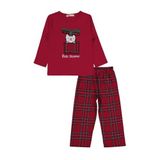 Civil Girls Kız Çocuk Little Sleeper Nakışlı Pijama Takımı 2-3 Yaş, 3-4 Yaş, 22330J27425W1, Bordo, kız-çocuk