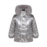 Civil Girls Kız Çocuk Mont Gri 7-8 Yaş, 9-10 Yaş, 21L51MT2925W1, Silver, Kız Çocuklar