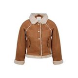Civil Girls Kız Çocuk Mont Kahverengi 9-10 Yaş, 8-9 Yaş, 21L03MT3525W1, Camel, Kız Çocuklar