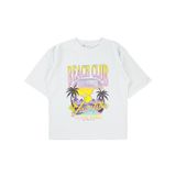 Civil Girls Kız Çocuk Oversize Tişört 10-13 Yaş Beyaz