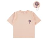 Civil Girls Kız Çocuk Oversize Tişört 10-13 Yaş Pudra