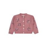 Civil Girls Kız Çocuk Pullu Yıldız Nakışlı Hırka, 2-3 Yaş, 39U53355125W1, Pembe, Kız Çocuklar