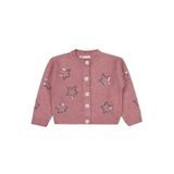 Civil Girls Kız Çocuk Pullu Yıldız Nakışlı Hırka, 4-5 Yaş, 39U53355125W1, Pembe, Kız Çocuklar