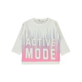 Civil Girls Kız Çocuk Sweatshirt 2-5 Yaş Kırık Beyaz