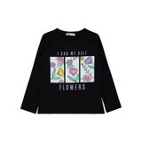 Civil Girls Kız Çocuk Sweatshirt 6-9 Yaş Siyah