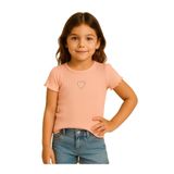 Civil Girls Kız Çocuk Tişört 10-13 Yaş, 12-13 Yaş, 18330H77725S3-PDR-12, Pudra, Kız Çocuklar