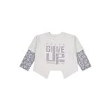 Civil Girls Leopar 10-13 Yaş Sweatshirt -, 12-13 Yaş, 19330J11125W3-BYZ-12, Beyaz, kız-çocuk