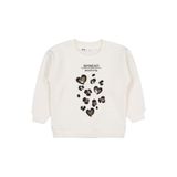 Civil Girls Leopar Baskılı 2-5 Yaş Sweatshirt, 2-3 Yaş, 19K34214625W1, Ekru, kız-çocuk
