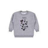 Civil Girls Leopar Baskılı Kız Çocuk Sweatshirt Gri 2-3 Yaş, 4-5 Yaş, 19K34214625W1, Grimelanj, kız-çocuk