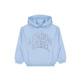 Civil Girls London Rebel Nakışlı Kız Çocuk Sweatshirt, 11-12 Yaş, 19330J52325W1, Mavi, kız-çocuk