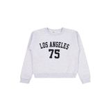Civil Girls Los Angeles Baskılı 10-13 Yaş Sweatshirt - Gri, 10-11 Yaş, 19K34154225W1, Kar Melanj, kız-çocuk