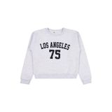 Civil Girls Los Angeles Baskılı 10-13 Yaş Sweatshirt - Gri, 12-13 Yaş, 19K34154225W1, Kar Melanj, kız-çocuk