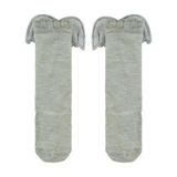 Civil Girls Melek Kanatlı 3-11 Yaş Kız Çocuk Dizaltı Çorap - Gri11-12 Yaş