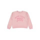 Civil Girls More Good Vibes Baskılı 10-13 Yaş Sweatshirt -, 10-11 Yaş, 19330J50825W1-PDR-10, Pudra, kız-çocuk