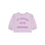 Civil Girls My Unicorn Baskılı Sweatshirt, 3-4 Yaş, 19330J47125W1-LLA-3, Lila, kız-çocuk