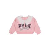 Civil Girls Newyork Baskılı 2-5 Yaş Sweatshirt - 3-4 Yaş, 2-3 Yaş, 19973214725W1, Pembe, kız-çocuk