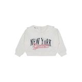 Civil Girls Newyork Baskılı 2-5 Yaş Sweatshirt -, 4-5 Yaş, 19973214725W1, Ekru, kız-çocuk