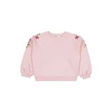 Civil Girls Omuzu Çiçek Nakışlı Sweatshirt, 6-7 Yaş, 19330J46025W2-AGK-6, Açık Gül Kurusu, kız-çocuk