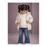 Civil Girls Papatya Nakışlı 2-5 Yaş Sweatshirt - Bej, 5-6 Yaş, 19330J45625W1, Taş Rengi, kız-çocuk