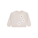 Civil Girls Papatya Nakışlı 6-9 Yaş Sweatshirt - Bej, 6-7 Yaş, 19330J45625W2, Taş Rengi, kız-çocuk