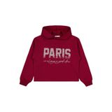 Civil Girls Paris Baskılı Sweatshirt, 12-13 Yaş, 19330J51225W1-BRD-12, Bordo, kız-çocuk