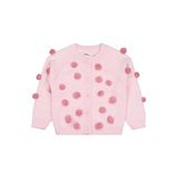 Civil Girls Ponponlu Hırka, 2-3 Yaş, 39U53235625W1-PMB-2, Pembe, Kız Çocuklar