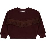 Civil Girls Püsküllü Kahve Sweatshirt Kız Çocuk 2-5 Yaş Truvakar Kol Regular Fit - 4 - 5 Yaş