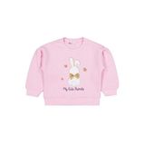 Civil Girls Tavşan Nakışlı 2-5 Yaş Sweatshirt -, 4-5 Yaş, 19973231225W1, Pudra, kız-çocuk