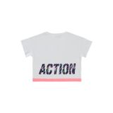 Civil Girls Time For Action Kız Çocuk Tişört 5-6 Yaş, 4-5 Yaş, 18330G91924S1, Beyaz, Kız Çocuklar