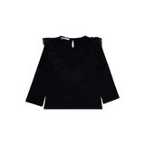 Civil Girls Tül Fırfırlı 6-9 Yaş Sweatshirt - 8-9 Yaş, 6-7 Yaş, 19973315225W1, Siyah, kız-çocuk