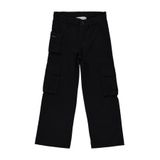 Civil Girls Üç Cepli Kargo Pantolon, 6-7 Yaş, 20D68790224S1-SYH-6, Siyah, Kız Çocuklar