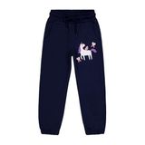 Civil Girls Unicorn Baskılı Eşofman Altı, 2-3 Yaş, 42L70217525W1-LCV-2, Lacivert, kız-çocuk