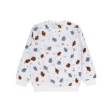 Civil Girls Yaprak Desenli 10-13 Yaş Pijama Takımı - Ekru 10-11 Yaş
