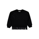 Civil Girls Yıldız Baskılı 6-9 Yaş Sweatshirt - 8-9 Yaş, 8-9 Yaş, 19L70387125W1, Siyah, kız-çocuk