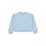 Civil Girls Yıldız Nakışlı Sweatshirt, 12-13 Yaş, 19330J52025W1-MVI-12, Mavi, kız-çocuk