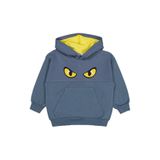 Civil Göz Baskılı Kapşonlu Sweatshirt, 4-5 Yaş, 19407417625W1-ANT-4, Antrasit, erkek-çocuk