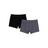 Civil Gri-Siyah 2-12 Yaş Erkek Çocuk 2'Li Boxer, 8-9 Yaş, D2334554825W1, Renkli, erkek-çocuk