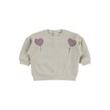 Civil Kalp Nakışlı 6-18 Ay Sweatshirt - Bej 6-9 Ay, 12-18 AY, 19L67CVL8325W1, Taş Rengi, kız-bebek