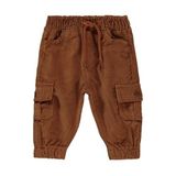 Civil Kargo Cepli Jogger 9-18 Ay Pantolon - Turuncu, 9-12 Ay, 20B072252K21, Tarçın, Erkek bebek