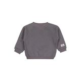 Civil Keep Smiling Etiketli Basic Sweatshirt Gri 18-24 Ay, 9-12, 19330J16525W1, Füme, erkek-bebek