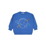 Civil Lost In Space Baskılı Erkek Çocuk Sweatshirt, 2-3 Yaş, 19D94514925W1, Saks Mavisi, erkek-çocuk