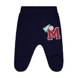 Civil M Baskılı Bebek Eşofman Altı Lacivert 9-12 Ay, 9-12 Ay, 16L71022425W1, Koyu Lacivert, Erkek bebek