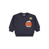 Civil Monster Baskılı Erkek Çocuk Sweatshirt, 3-4 Yaş, 19407251025W1, Antrasit, erkek-çocuk