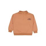 Civil Mountain Baskılı Erkek Çocuk Sweatshirt Turuncu, 8-9 Yaş, 19330J36625W1, Tarçın, erkek-çocuk