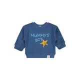 Civil Mummys Boy Baskılı 2-5 Yaş Sweatshirt - Mavi, 2-3 Yaş, 19785420625W1, İndigo, erkek-çocuk