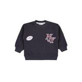 Civil New York Baskılı Erkek Çocuk Sweatshirt Gri 3-4 Yaş, 5-6 Yaş, 19407250425W1, Antrasit, erkek-çocuk