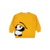 Civil Panda Nakışlı 2-5 Yaş Sweatshirt -, 2-3 Yaş, 19D94073225W1, Hardal, erkek-çocuk